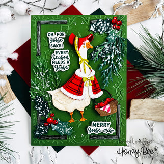 Porch Goose: Goose Tidings of Joy by Bobbi Lemanski