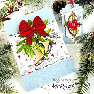 A Merry Vintage Christmas Card and Tag by Bobbi Lemanski