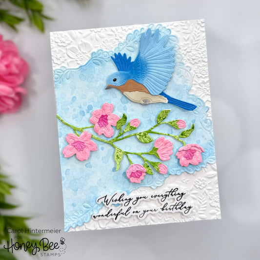 A Birthday Card Inspired By The Colors of Spring! - Honey Bee Stamps