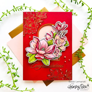 A Congrats Card for "Every Happiness" by Bobbi Lemanski - Honey Bee Stamps