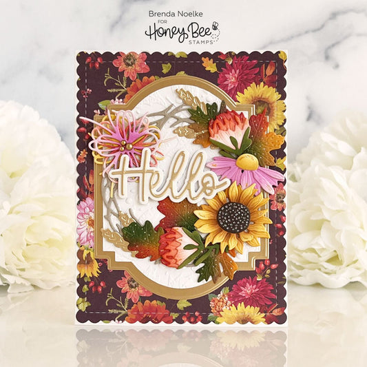 A Fall Hello - Honey Bee Stamps