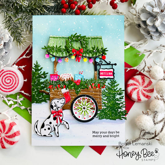 A Merry Little Cart - Honey Bee Stamps