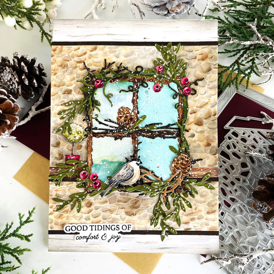 A Winter Window's View - Honey Bee Stamps