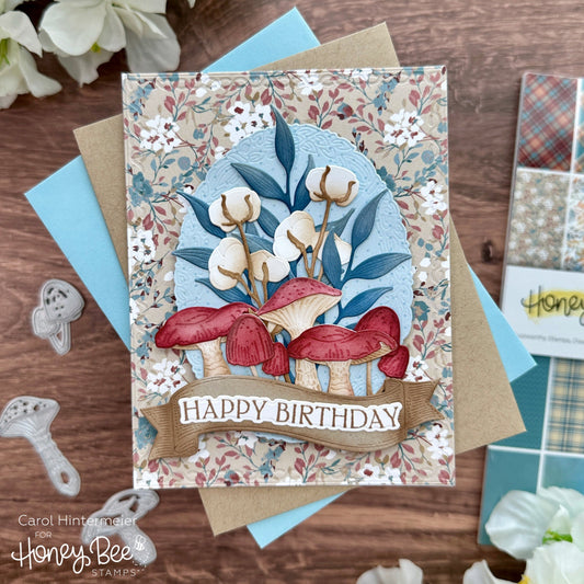 Autumn Birthday Card With New Lovely Layers - Honey Bee Stamps