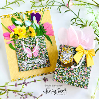 Bagged Blooms and Beautiful Words by Bobbi Lemanski - Honey Bee Stamps
