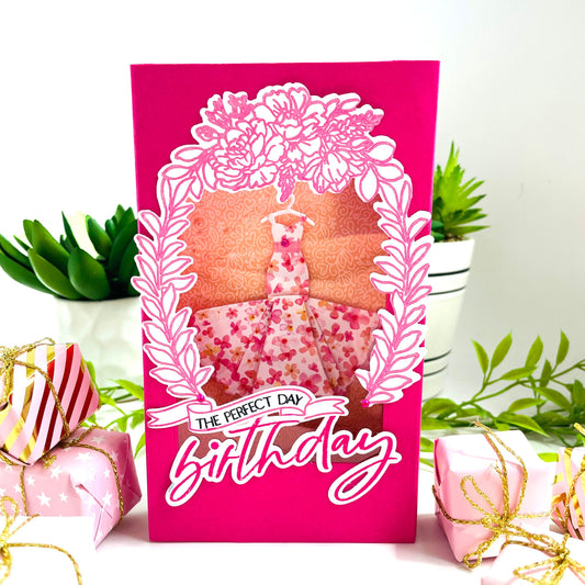 Barbie Box Birthday Card - Honey Bee Stamps