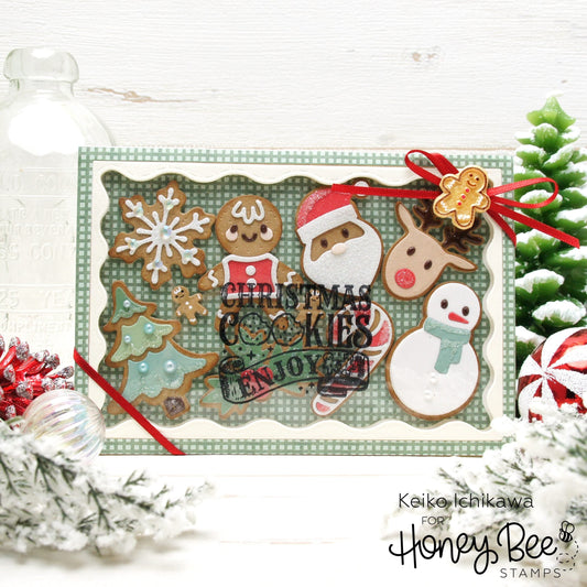 Box of Christmas Cookie Card - Honey Bee Stamps