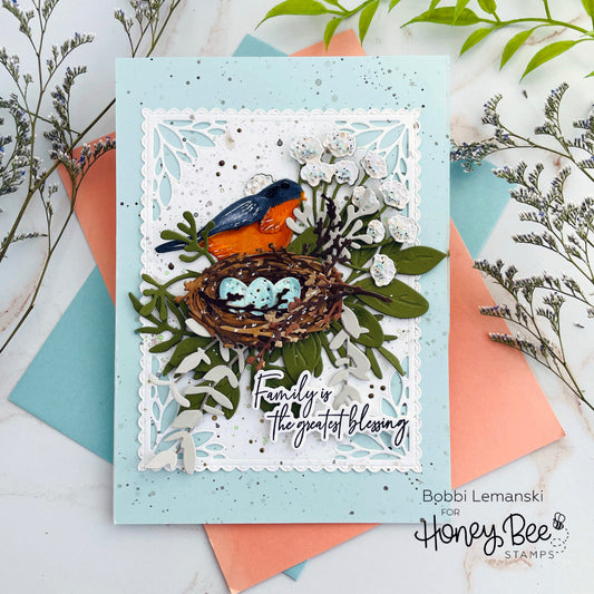 Building a Bird's Nest - Honey Bee Stamps