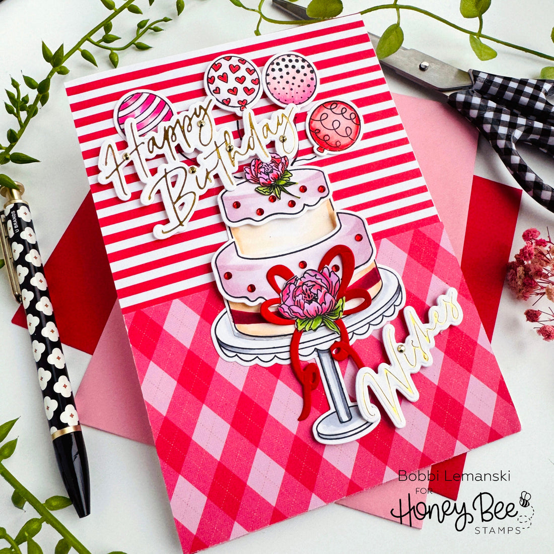 Celebrating Winter Birthdays - Honey Bee Stamps