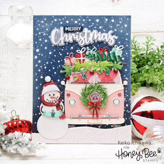 Christmas in July Scene Card - Honey Bee Stamps