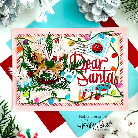 Dear Santa, I Want a Rocking Horse - Honey Bee Stamps