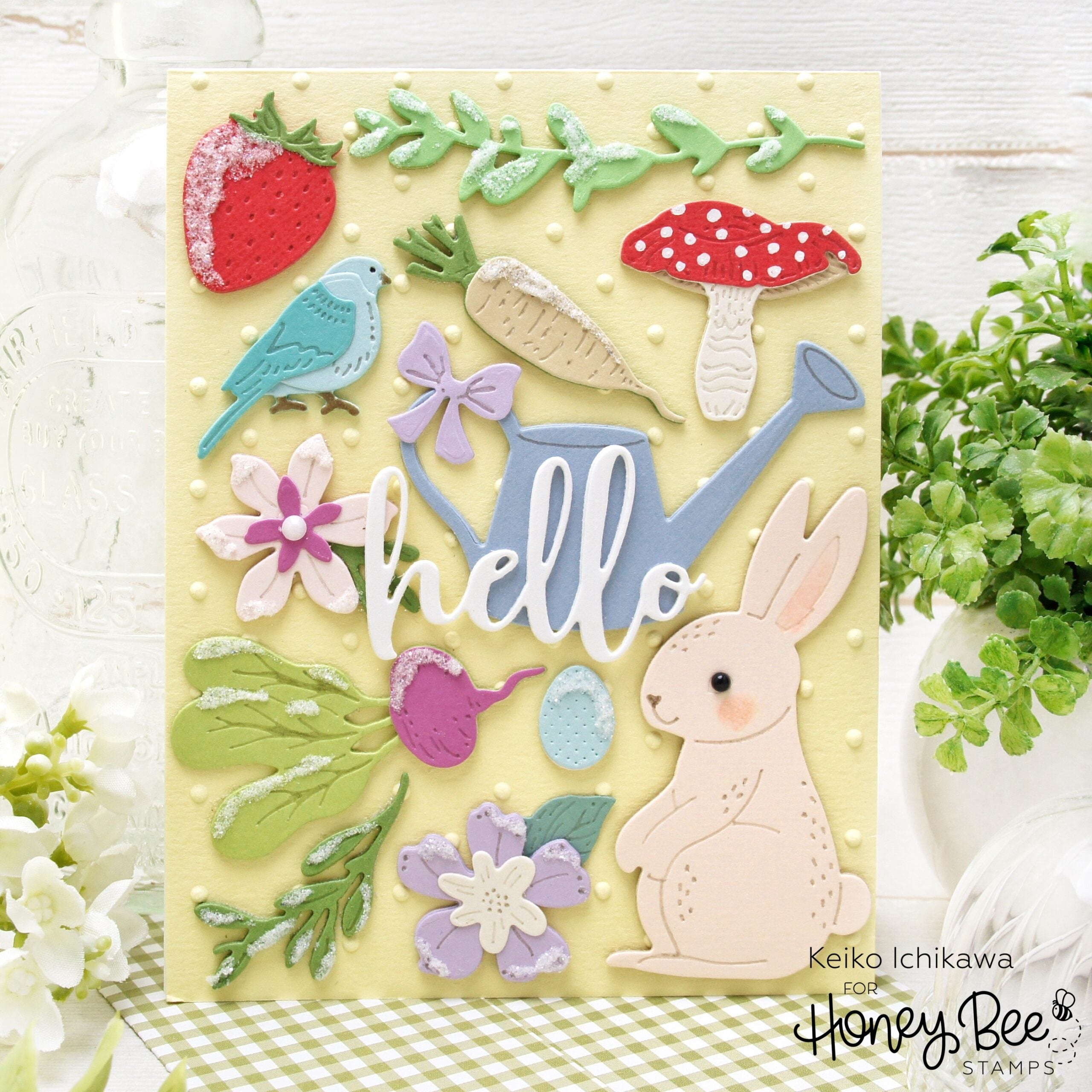 Die Cut Only Spring Card – Honey Bee Stamps