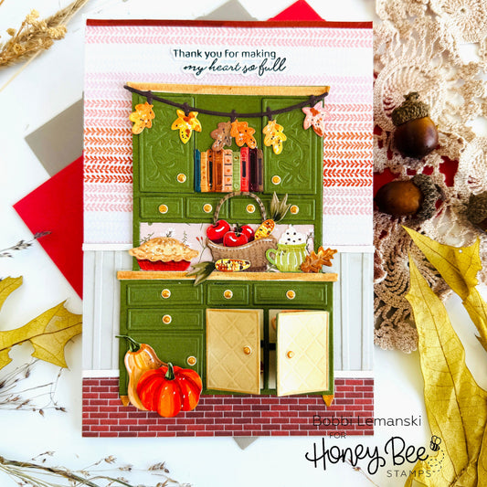 Falling for a Fall-Inspired Kitchen - Honey Bee Stamps
