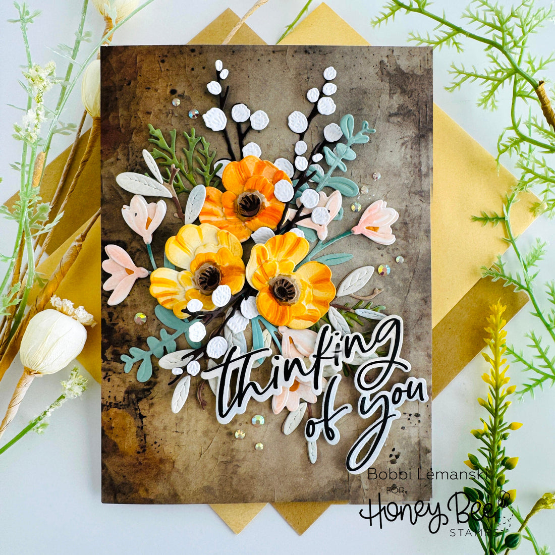 Florals for Winter - Honey Bee Stamps