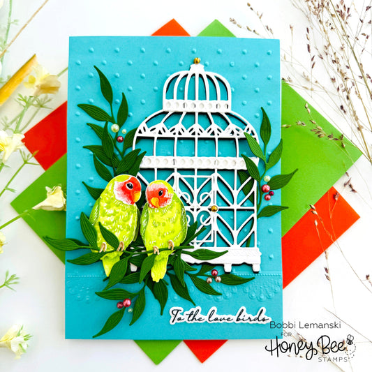 For the Love Birds - Honey Bee Stamps