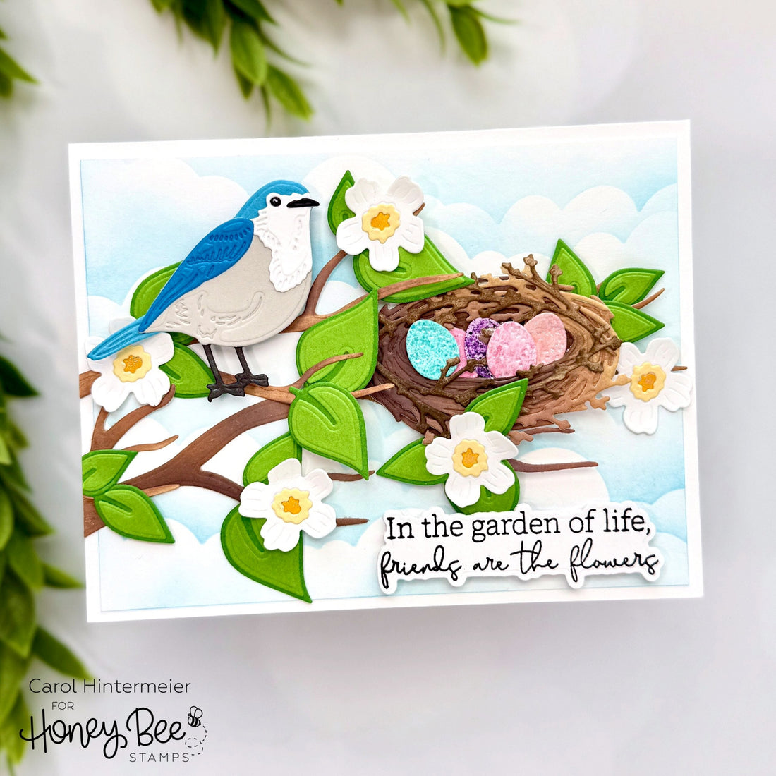 Friends Are The Flowers - Honey Bee Stamps