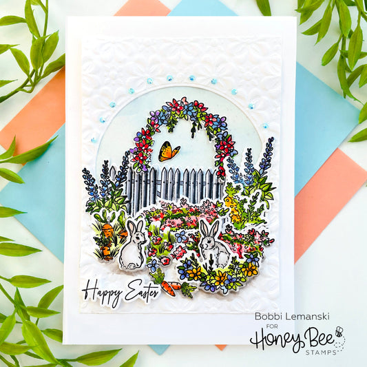 Garden Gate to Spring - Honey Bee Stamps