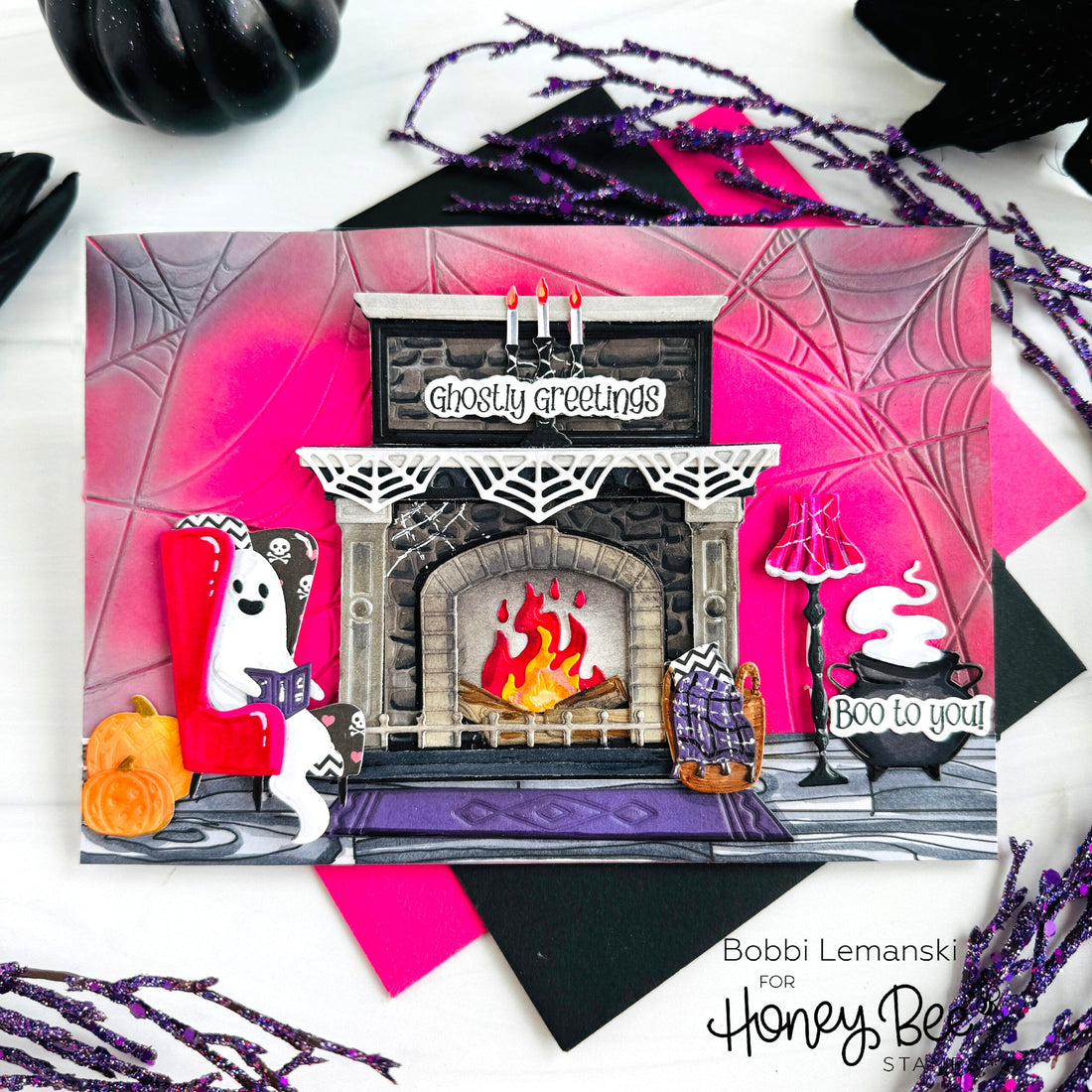 Ghostly Greetings and Ghost Stories - Honey Bee Stamps