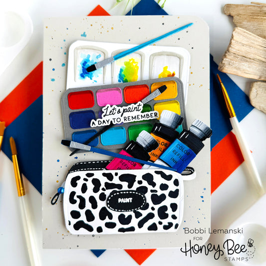 Go Wild With Watercolors - Honey Bee Stamps