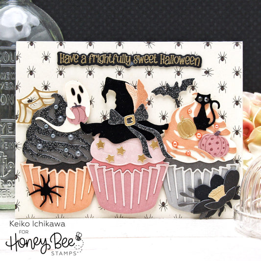 Halloween Cupcake Card - Honey Bee Stamps