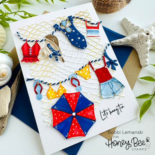 Hang Ten... on the Clothesline! - Honey Bee Stamps