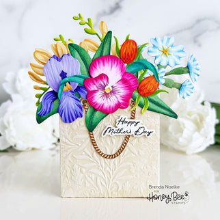 Happy Mother's Day - 3D Pop-Up Bag - Honey Bee Stamps