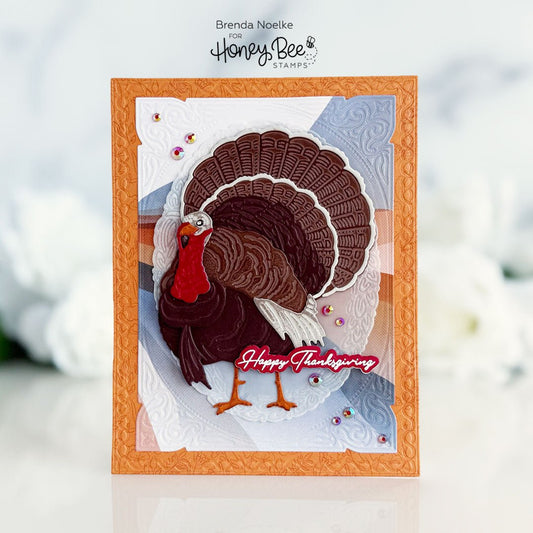 Happy Thanksgiving - Hello Harvest Sneak Peek - Honey Bee Stamps