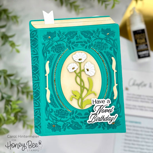 Have A Novel Birthday -- New Chapter & Charm Card Kit - Honey Bee Stamps