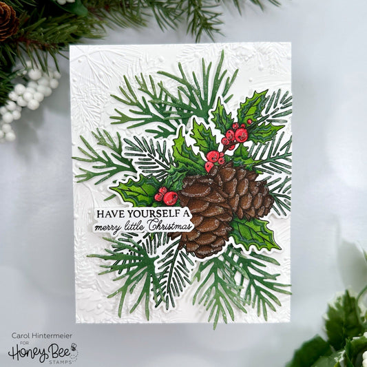 Have Yourself A Merry Little Christmas featuring the Good Tidings Sets - Honey Bee Stamps