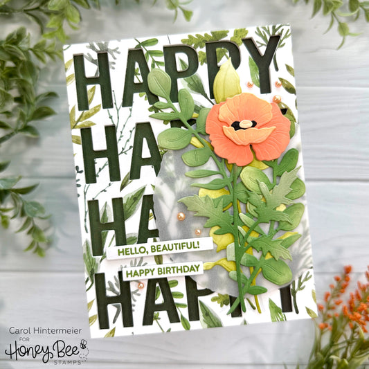 Hello Beautiful! Happy Birthday! - Honey Bee Stamps