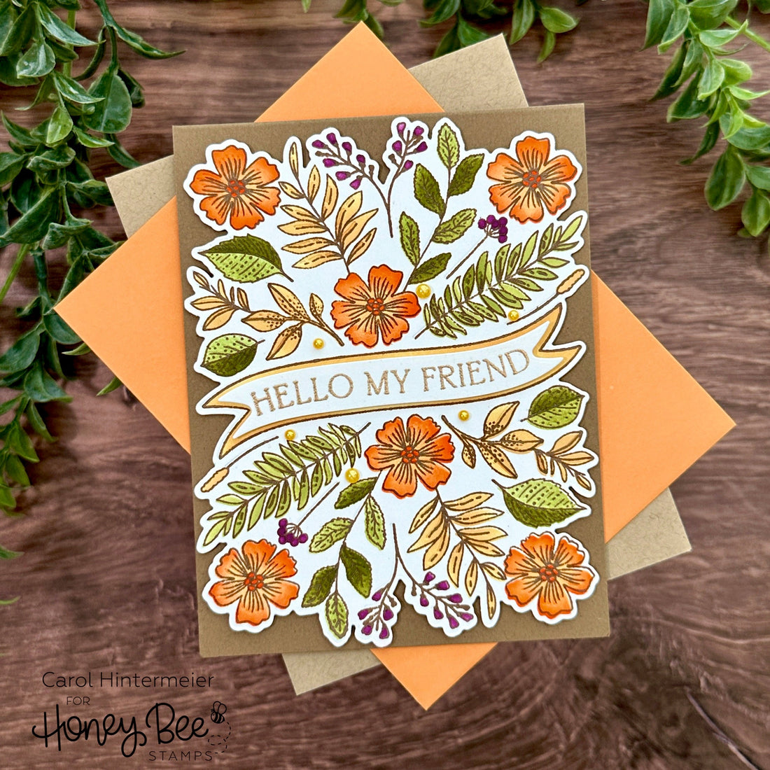 Hello My Friend - Honey Bee Stamps