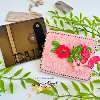 His and Her Wallet Gift Card Holders by Bobbi Lemanski - Honey Bee Stamps