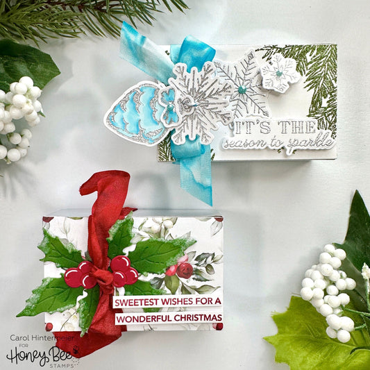 Holiday Gift Card Boxes - Honey Bee Stamps