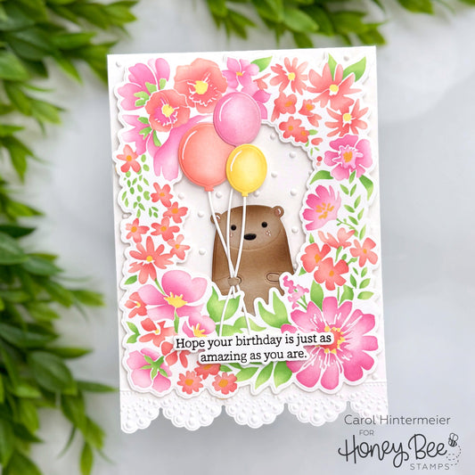 Hope Your Birthday Is Just As Amazing As You - Stencils, Embossing & Die Cuts - Honey Bee Stamps