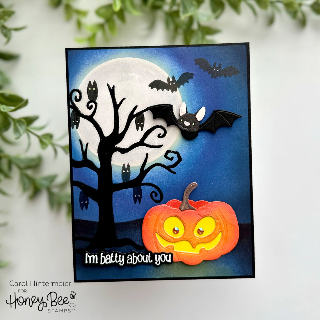 I'm Batty About You - Honey Bee Stamps