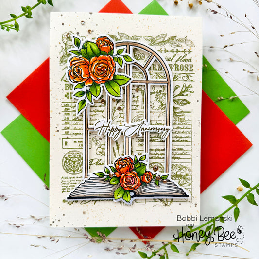 In the Books... An Anniversary With Roses - Honey Bee Stamps