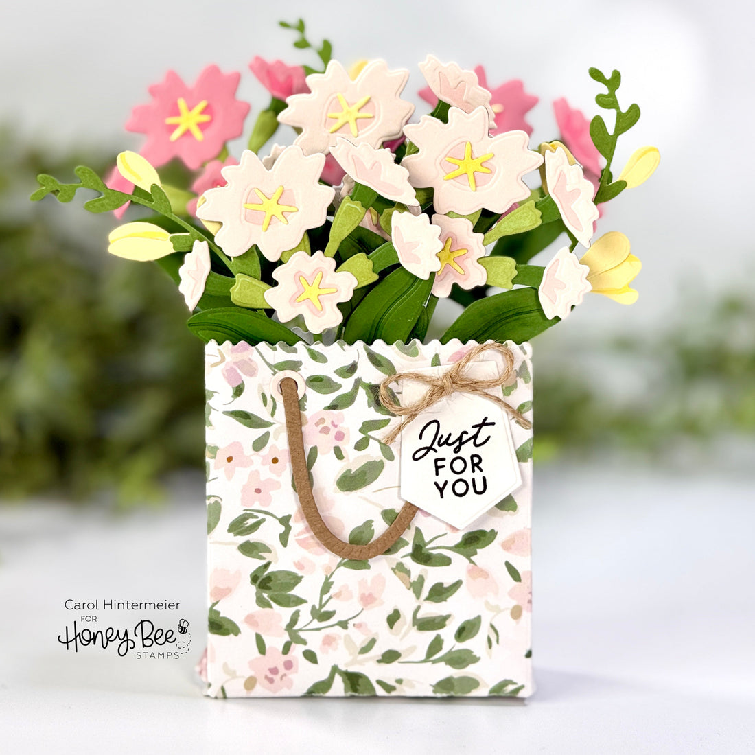 Just For You — A 3D Pop Up Bag - Honey Bee Stamps