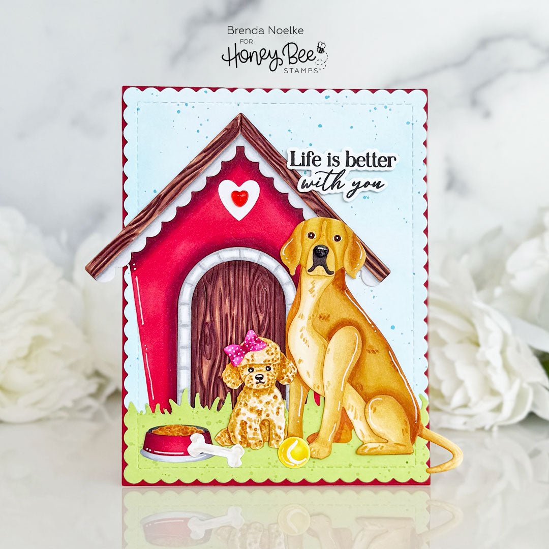 Life Is Better With You - Honey Bee Stamps