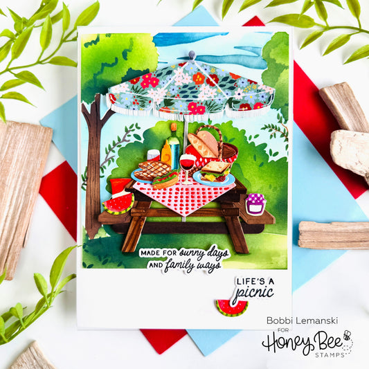 Life's a Picnic by Bobbi Lemanski - Honey Bee Stamps