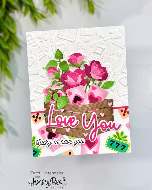 Love You! Lucky To Have You - Honey Bee Stamps