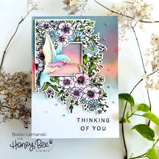 Lovely Layers Hummingbird - Honey Bee Stamps