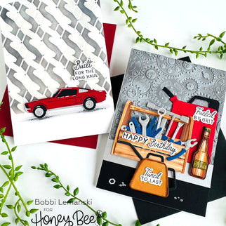 Mechanics and Muscle Cars for Men By Bobbi Lemanski - Honey Bee Stamps