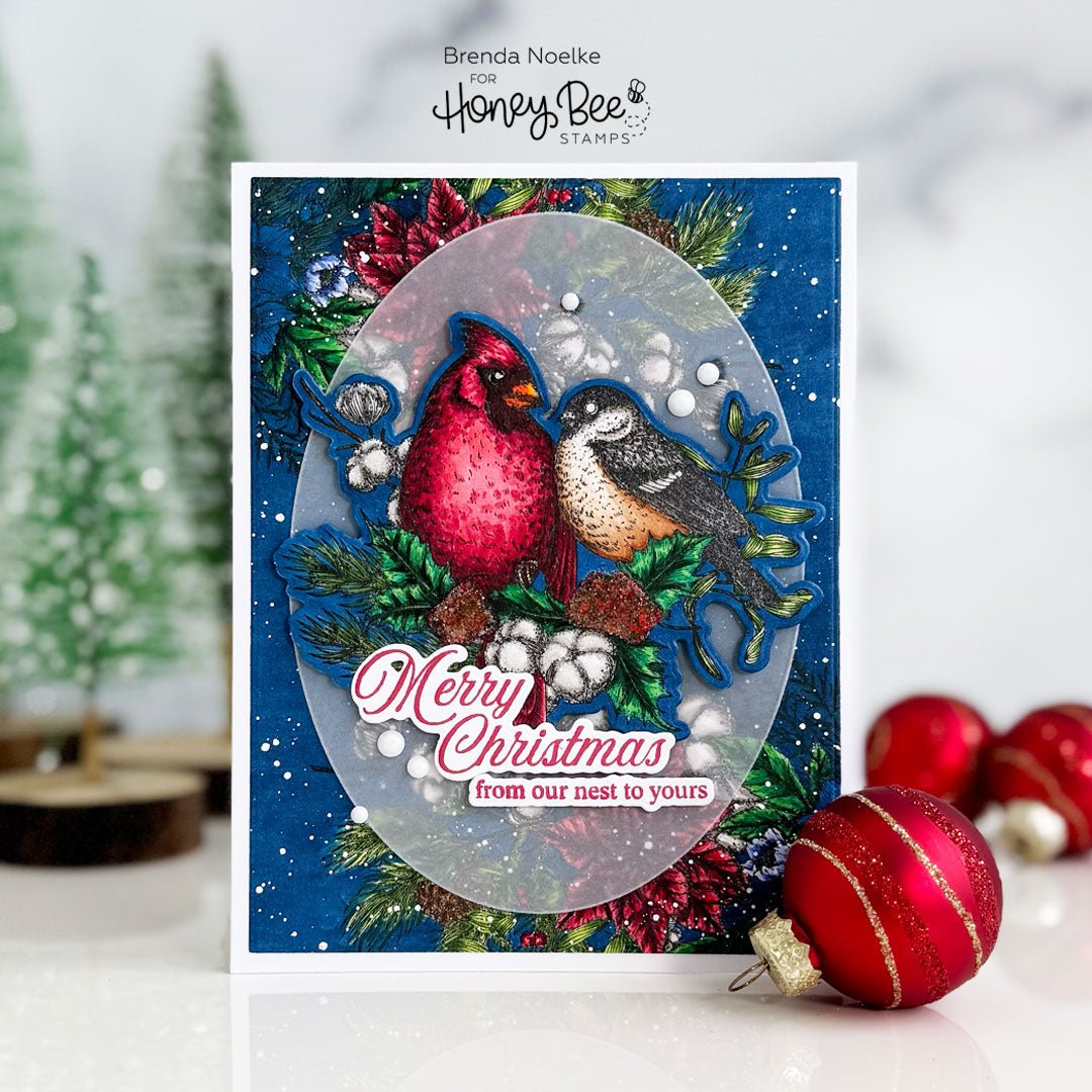 Merry Christmas From Our Nest to Yours - Honey Bee Stamps
