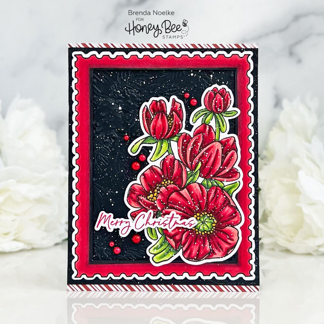 Merry Christmas - Sending Christmas Joy - Honey Bee Stamps