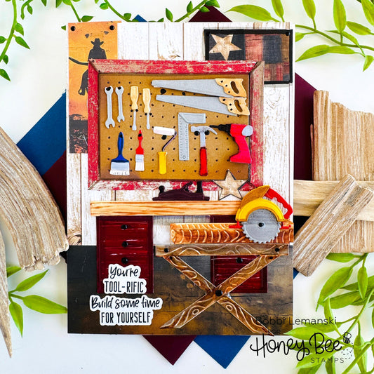 Nailed It in the Workshop - Honey Bee Stamps