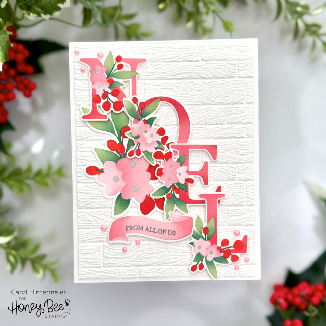 Noel, From All of Us - Honey Bee Stamps