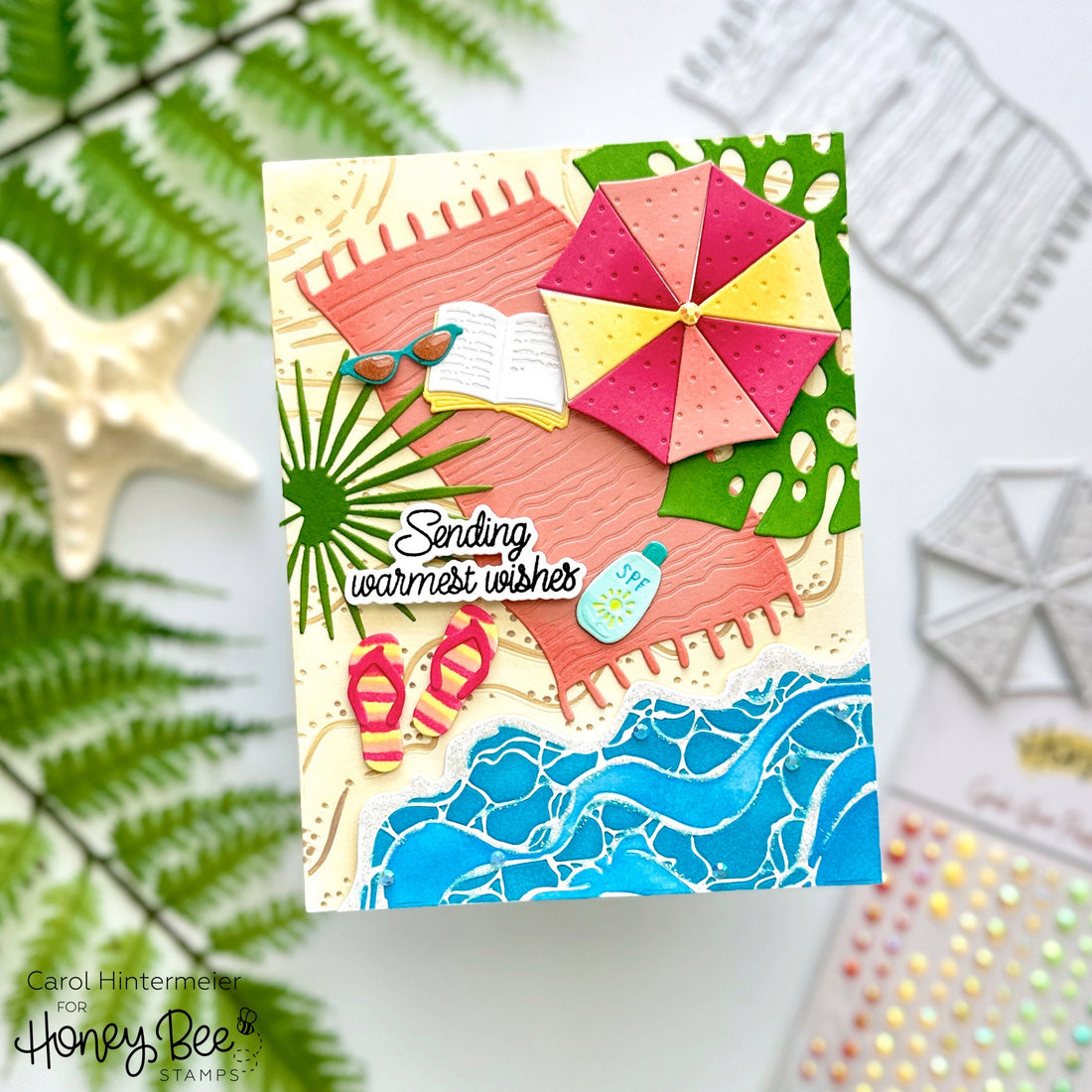 One Last Trip To The Beach! - Honey Bee Stamps
