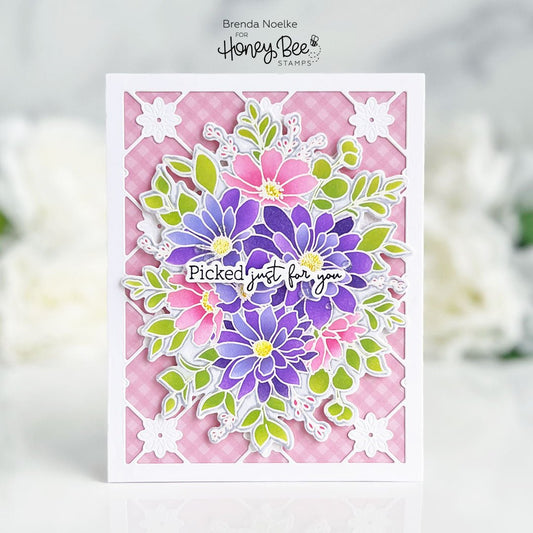 Picked Just For You - Daisy Bouquet - Honey Bee Stamps