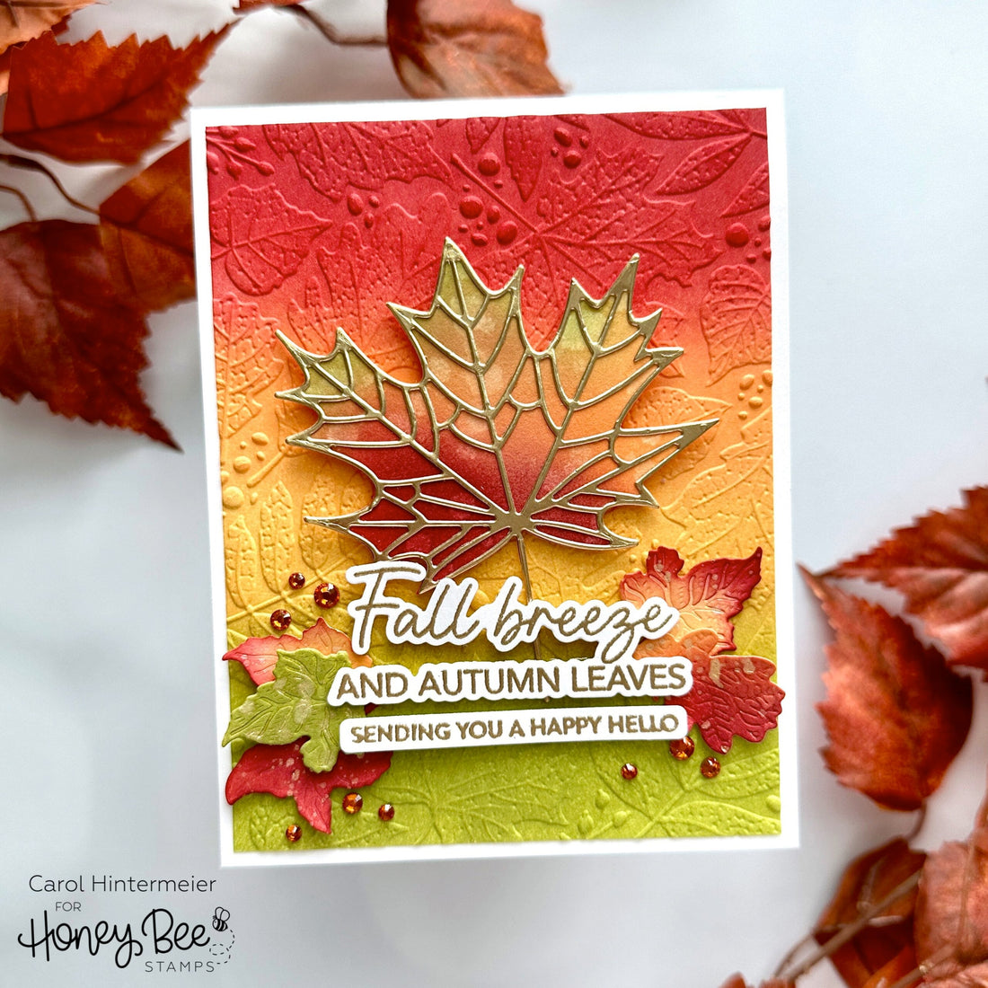 Sending You A Happy Hello - Honey Bee Stamps