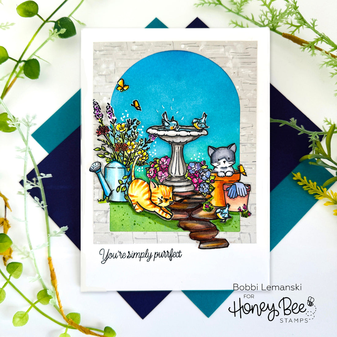 Simply Purrfect - Honey Bee Stamps